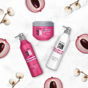 Liss Control 3-Piece Set: Shampoo + Conditioner 33.8 fl oz + Deep Treatment Mask 10.58 oz | Frizz Control & Softness with Lychee Extract, Silk Protein & Keratin | Salt-Free, Cruelty-Free | For All Hair Types