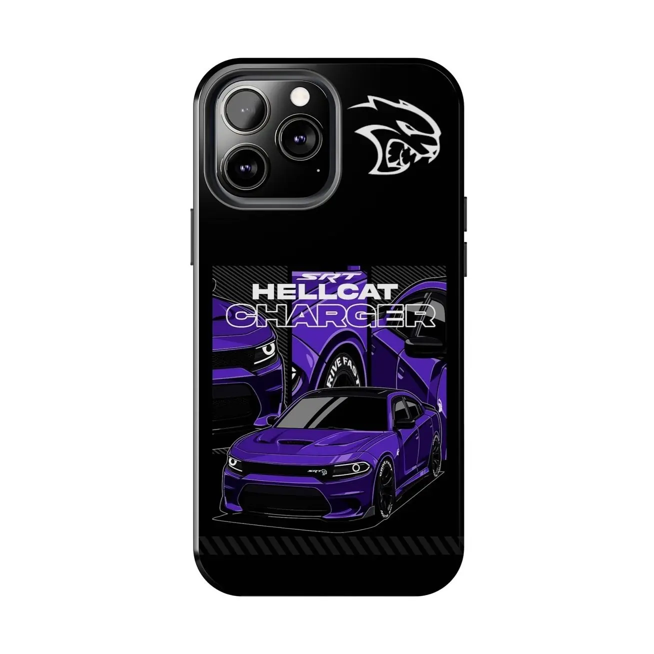 Hellcat Redeye Hard Tough Phone Case, Collage Cell Phone, Case For Fan, iPhone 16 15 14 13 12 11 Pro Max Plus X Accessories Protection F