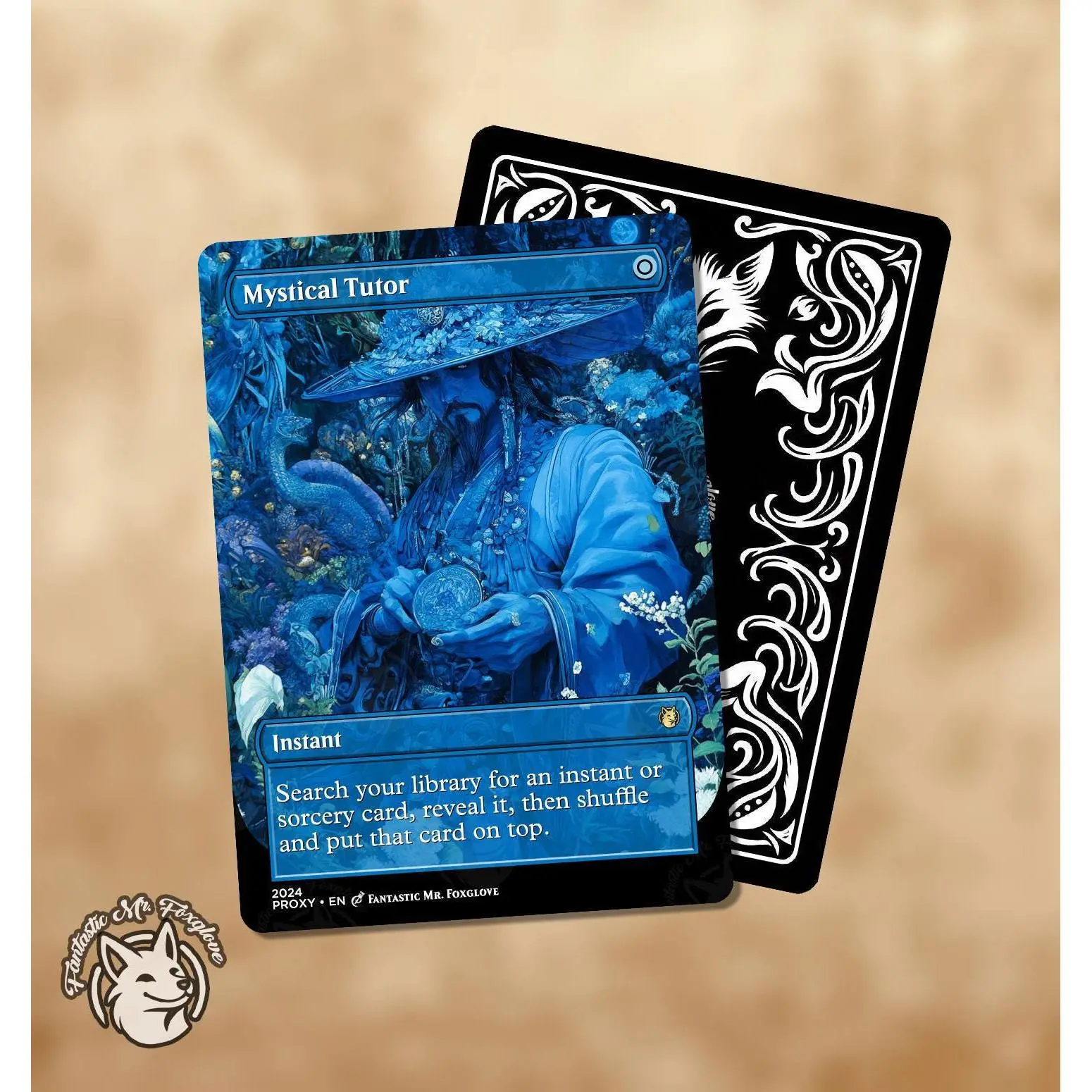 Mystical Tutor | Custom Art Proxy Card