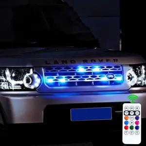 Wireless LED Strobe Lights Car Decor Atmosphere Light 8 Colors Rechargeable Led Lights Motorcycle Anti-Collision Warning Light