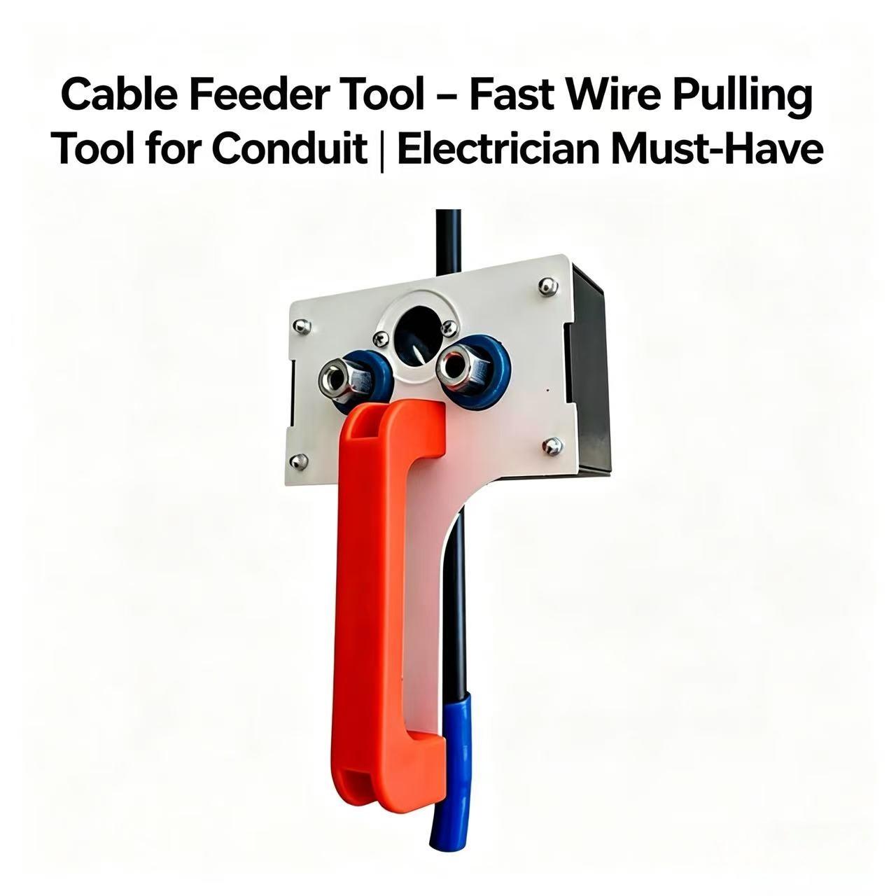 Efficient Cable Pulling Tool Wire Puller for Easy Wiring Fish Tape Wire Puller Ideal for Residential Conduit Threading Machine