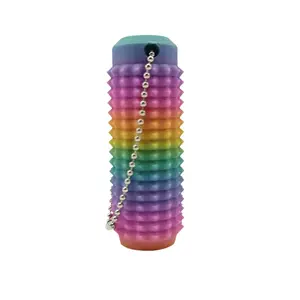 3D Printed Stress Relief Massage Keychain, Creative Gift Decoration, Convenient Finger Massager, Unique Present Idea, Home Decor Accessory