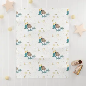 Aquarius Zodiac Constellation Soft Fleece Baby Blanket - Personalized Baby Gift, Astrology Nursery Decor, Newborn Keepsake, Custom Baby Shower