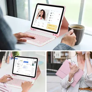 iPad 11th Gen A16 11-Inch Keyboard Case, Bluetooth-compatible Mouse Combo, Women's Design, Apple Pencil Holder, 2022 Model