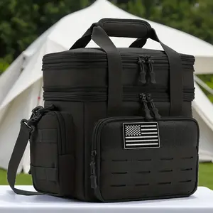 Men's Tactical Lunch Box Expandable 18L Tactical Insulated Cooler Bag,Leak Proof Insulated Lunch Bag For Work Camping Outdoor