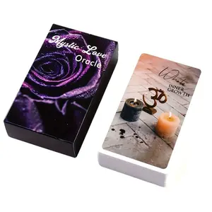 Mystical Love Oracle Tarot Cards Set, Divination, 78 Cards for Beginners and Enthusiasts, Ideal Gift for Supernatural Lovers, Valentine's Day Present, Guide