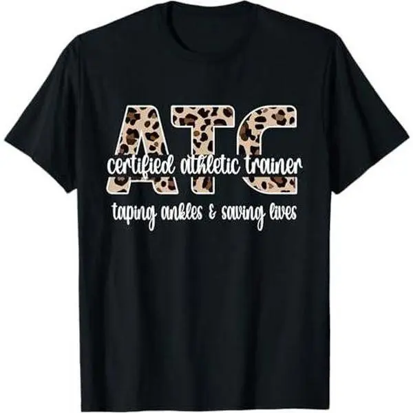 ATC Certified Athletic Trainer Athletic Training T-Shirt