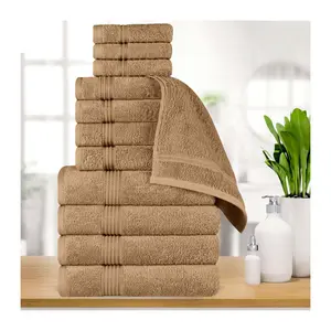 Superior Egyptian Cotton Highly Absorbent 12-PCSoft Towel Se