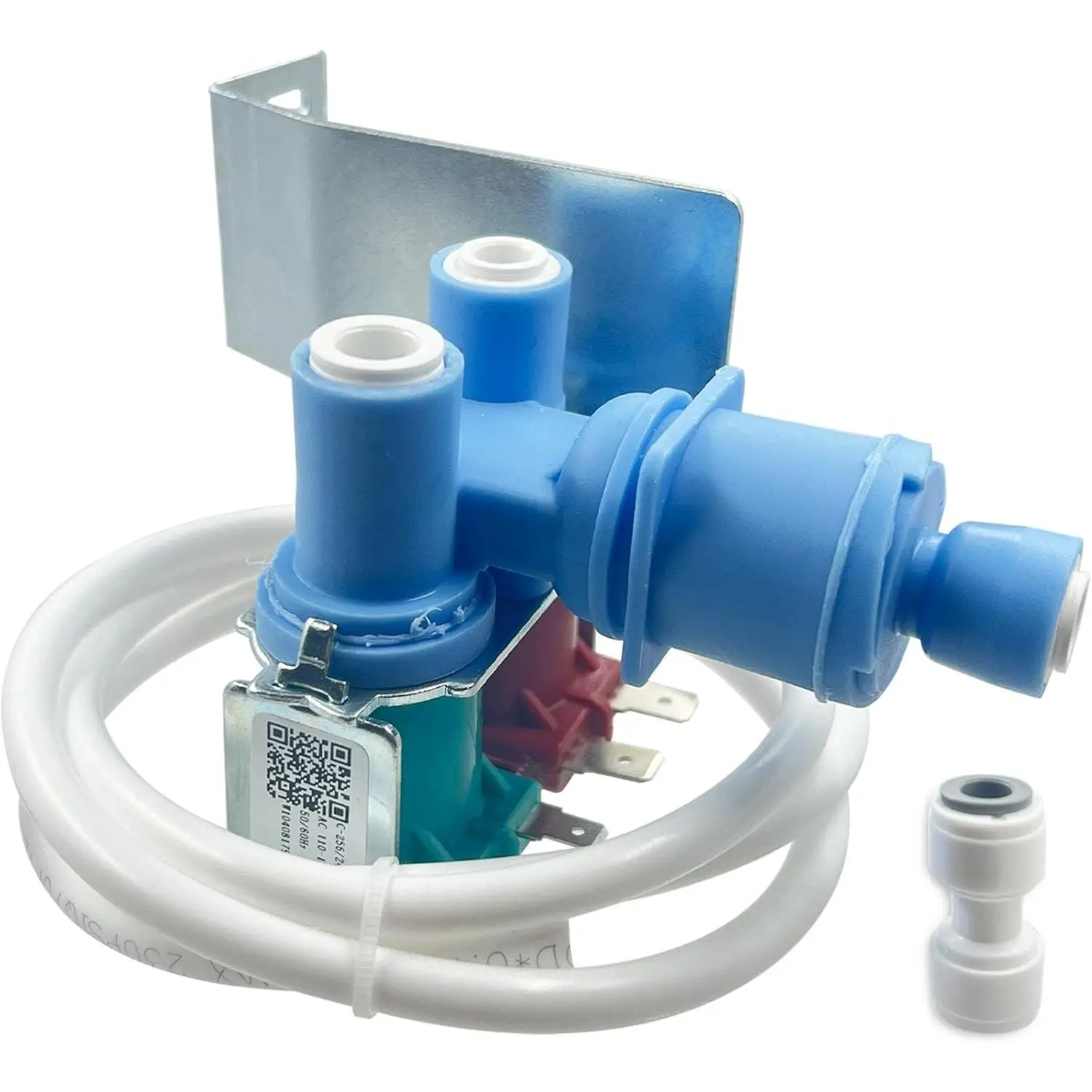 IMV708 Refrigerator Replacement Water Inlet Valve - Compatible with Whirlpool, Kenmore, Maytag, Amana, Ikea Refrigerators - Fits Part Nos. W10408179, W10408179VP, W10155357, 2186486, 2205762, 2304757, 4389177 - Plumbing Valve Part - Possible Free Delivery