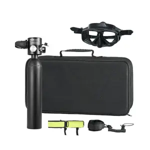 VEVOR Scuba Tank, 0.5L Portable Diving Tank with Pump, Diving Oxygen Cylinder Supports 5-10 Minutes Underwater Breathing, 98.43 ft Diving Depth, Refillable Snorkel Air Tank for Underwater Exploration