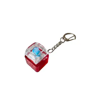 Stress Relief Keycap PC Hat, Finger Press Mechanical Keyboard Stress Relief Keychain, Fun Fidget Toy for Anxiety Relief