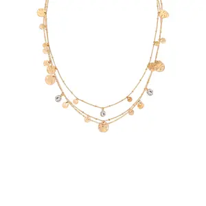 All in Layered Crystal Necklace Set