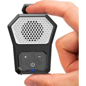 Wearable  Speaker, Portable  Clip- Mini Water-Resistant Speaker, 12H Playtime, Built-in Mics for Hands-Free, Small   for Jobsite//Outdoor