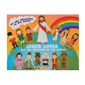 Jesus and the Children Sticker Scenes - 24 Pc.