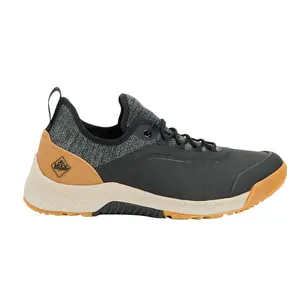 Muck Boot Mens Outscape Lace Up Sneakers Shoes Casual - Black