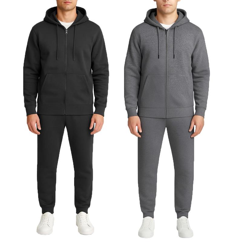 Men’s Multi Pack Fleece Zip Hoodie & Jogger Sets