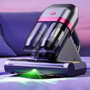 Bed Vacuum Cleaner with UV-C Light, Ultrasound & 15KPa Suction | 36,000 RPM Tapping | Heat Dehumidification | Ideal for Bedding & Sofa | Corded, 500W