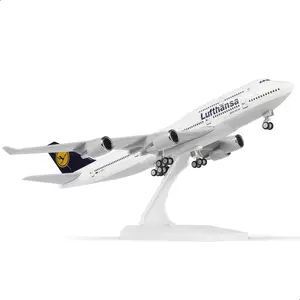Boeing 747 Lufthansa 1/240 Scale Resin Model Plane 30CM Display Collector Gift