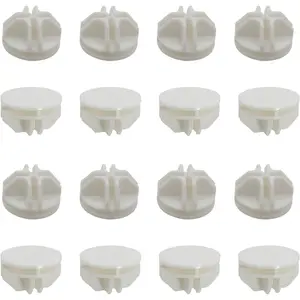 16 Pcs White Plastic Connector, Wire Grid Cube Connector for Modular Closet Storage Organizer and DIY Wire Cube Storage Unit
