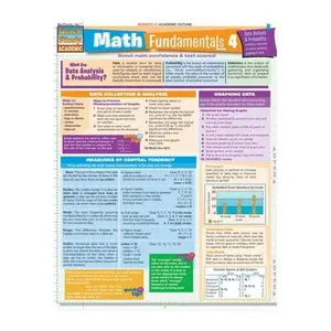 QuickStudy® Math Fundamentals 4 Laminated Study Guide
