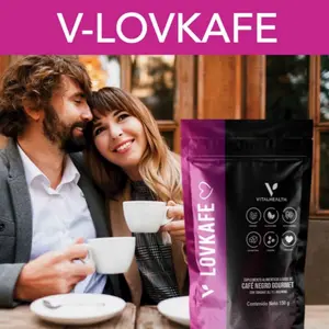 V-LOVKAFE LoveKafe de VitalHealth Café Gourmet con Ingredientes Naturales 190g - Coffee Beverage with Natural Ingredients