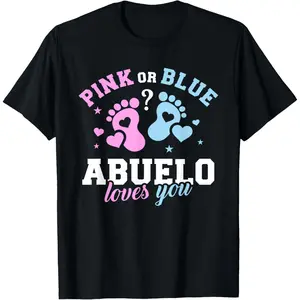 Gender reveal abuelo grandpa T-Shirt