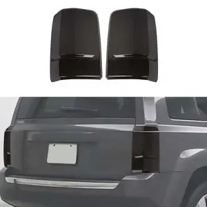 For 2011-2016 Jeep Patriot Smoked Black Tail Light Lamp Cover Guard Trim
