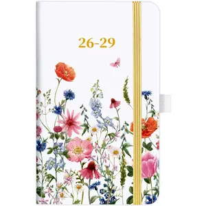 2026-2029 Pocket Calendar - Pocket Planner from Jul. 2026 to Jun. 2029, 3 Year Clendar Monthly Planner 2026-2029, 6.3" x 3.7", 60 Note Pages, Pen Holder, Pockets -