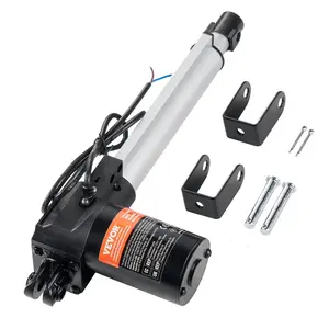 VEVOR Linear Actuator 12V, 8 Inch Heavy Duty 1320lbs/6000N Linear Actuator, 0.19"/s Linear Motion Actuator with Mounting Bracket & IP44 Protection for Electric Door Industrial Machinery Vessels Cargo