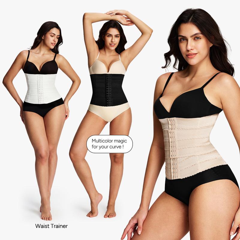 [MAX] Nebility Women's 2-Piece Sports Shapewear Set - Adjustable Waist Cincher & Breathable Sports Belt, Comfort Compression Activewear Basic Minimalist