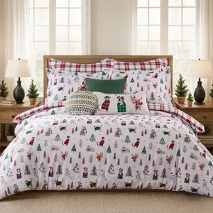 Meowy Christmas Duvet Cover Set