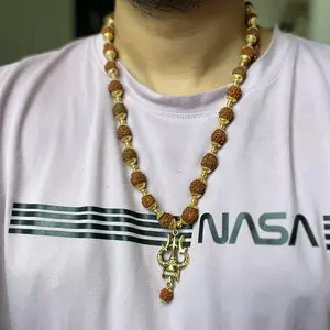 Rudraksha Mala Beeds : 108 Prayer Beads for mediation and jewelry Making