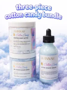 3PC COTTON CANDT COLLECTION, cotton candy body butter , cotton candy sugar scrub , cotton candy serum