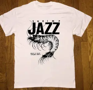 Rare Viagra Boys Sgap One Shrimp Jazz T Shirt White All Size