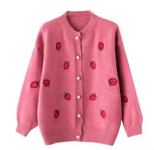 Strawberry pink cardigan