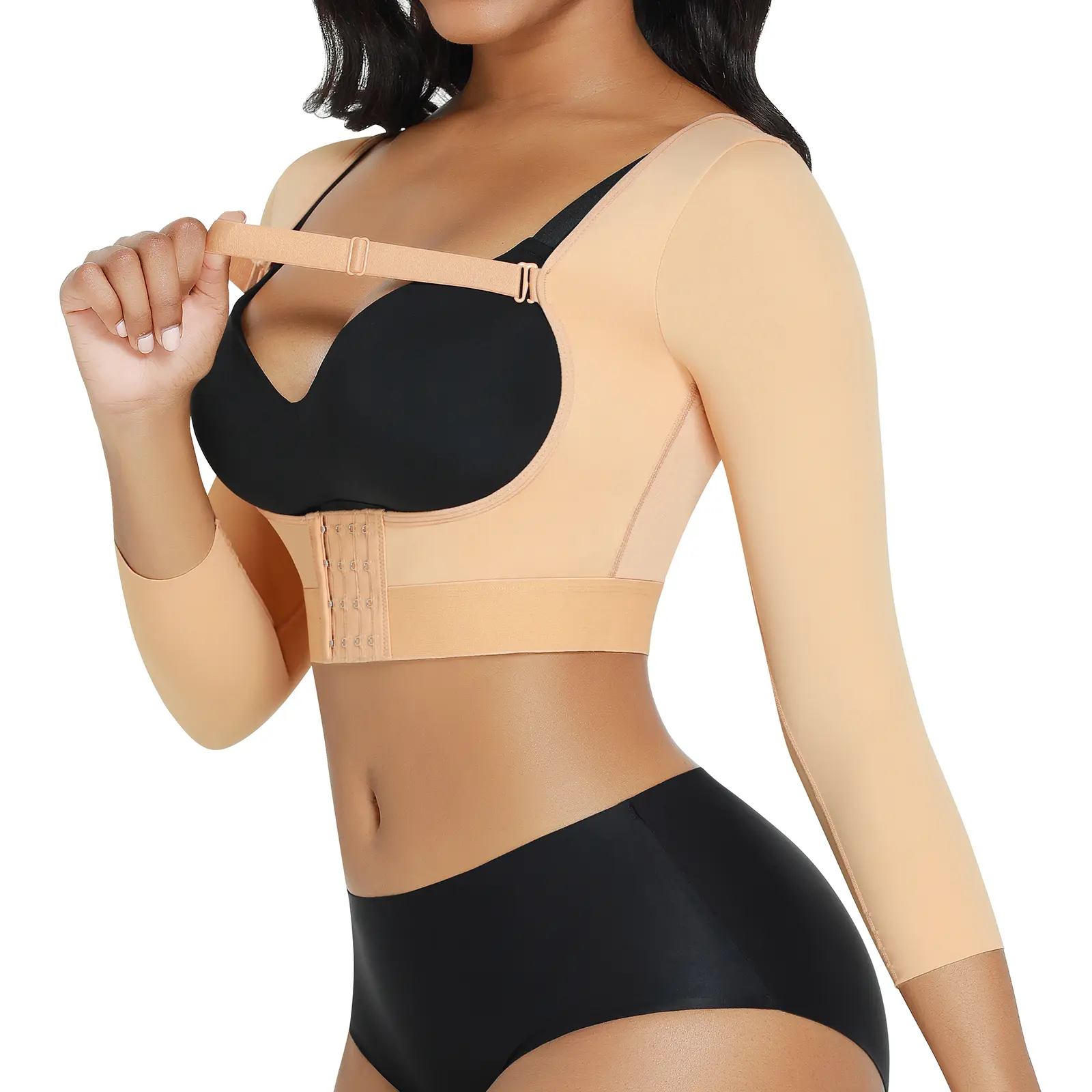 Open bust design-Saddle Brown