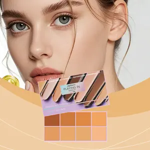 Medium Tone Ombre Soft-Focus Concealer, Instant Skin Filter Effect, Seamless Gradient Blending for Flawless Coverage, Crease-proof Matte Finish