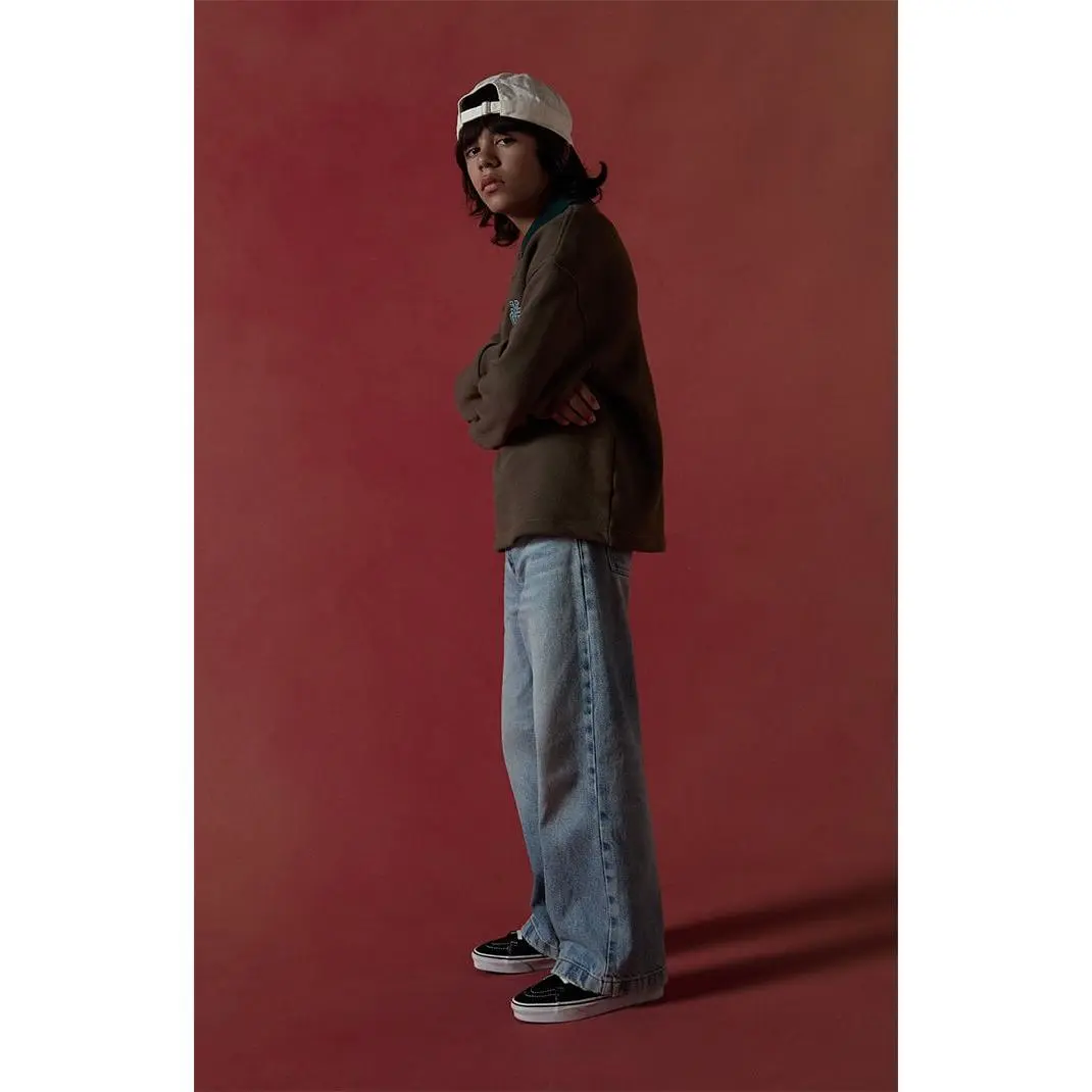 PacSun Kids Light Indigo Baggy Jeans - Lightweight and Comfortable Fit for Kids