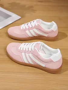 Women's Snake Leather Sneakers, Classic Casual Design, Comfortable Walking Shoes for Daily Wear & Outdoor Activities