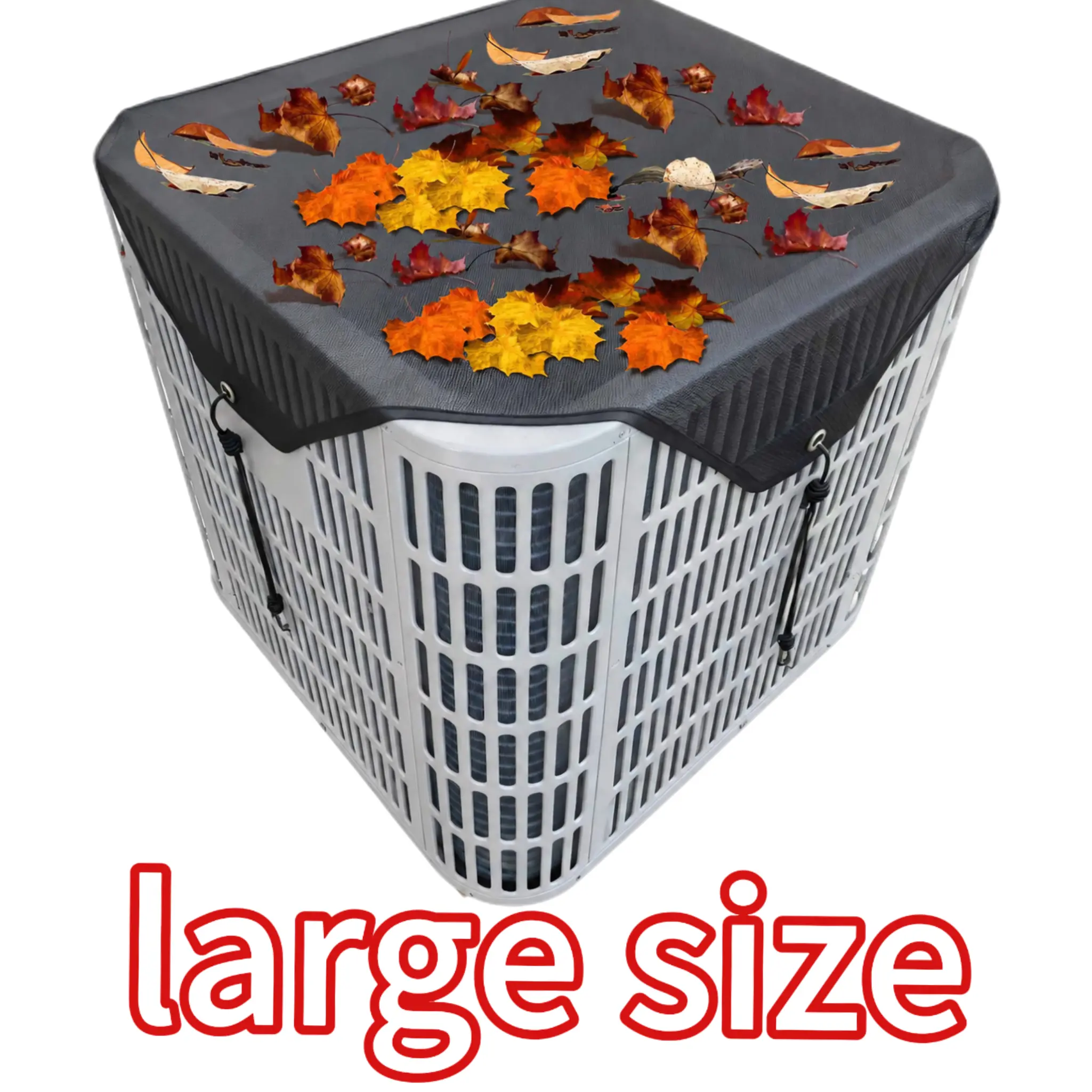 Extra Large Air Conditioning Cover, 36x36in Modern Foldable Outdoor Heavy Duty Breathable Windproof Dustproof, All Season Weather Protection for Central AC Unit