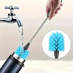 3 in 1 Water Bottle Cleaning Brush Set, 1 Set Long Handle Water Bottle Brush, Detachable Brush Head Kitchen Cleaning Tool, Camping Kitchenware