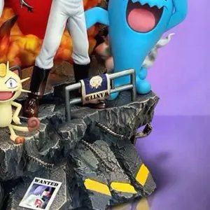 Te-am R-o-ck-et = PVC Figure for Home Decoration