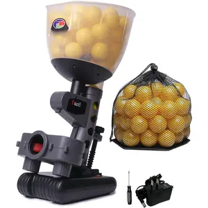 692BH Baseball Pitching Machine, Use Ping Pong Size  Balls for Visual Acuity and Hitting Accuracy Improvement,  by  or AC Power, Includes 60 count Balls