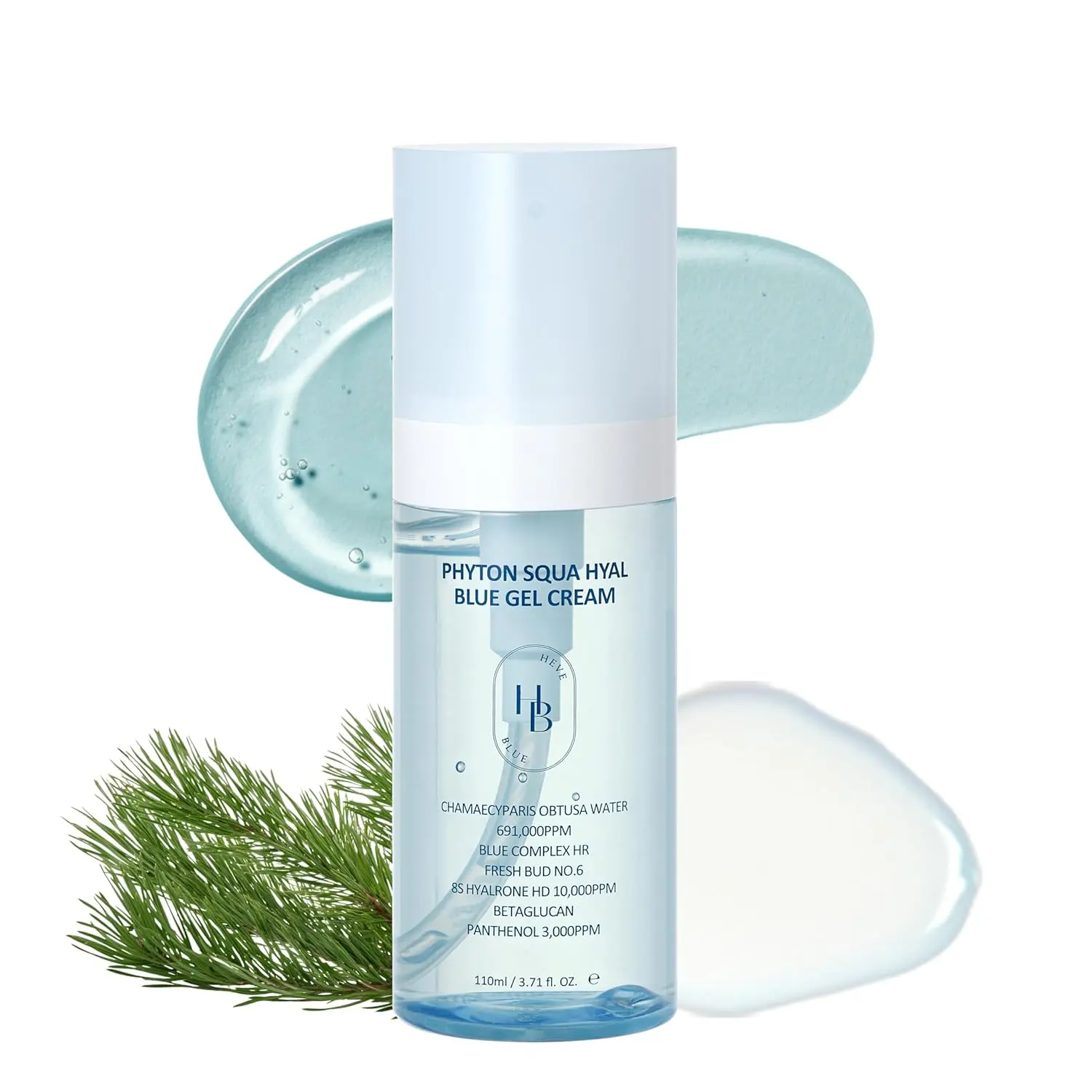 HEVEBLUE Phyton Squa Hyal Blue Gel Cream Moisture Moisturizers Moisturizing Care Moisturizer
