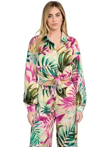 GUESS Female Eco Jun Printed Satin Shirt