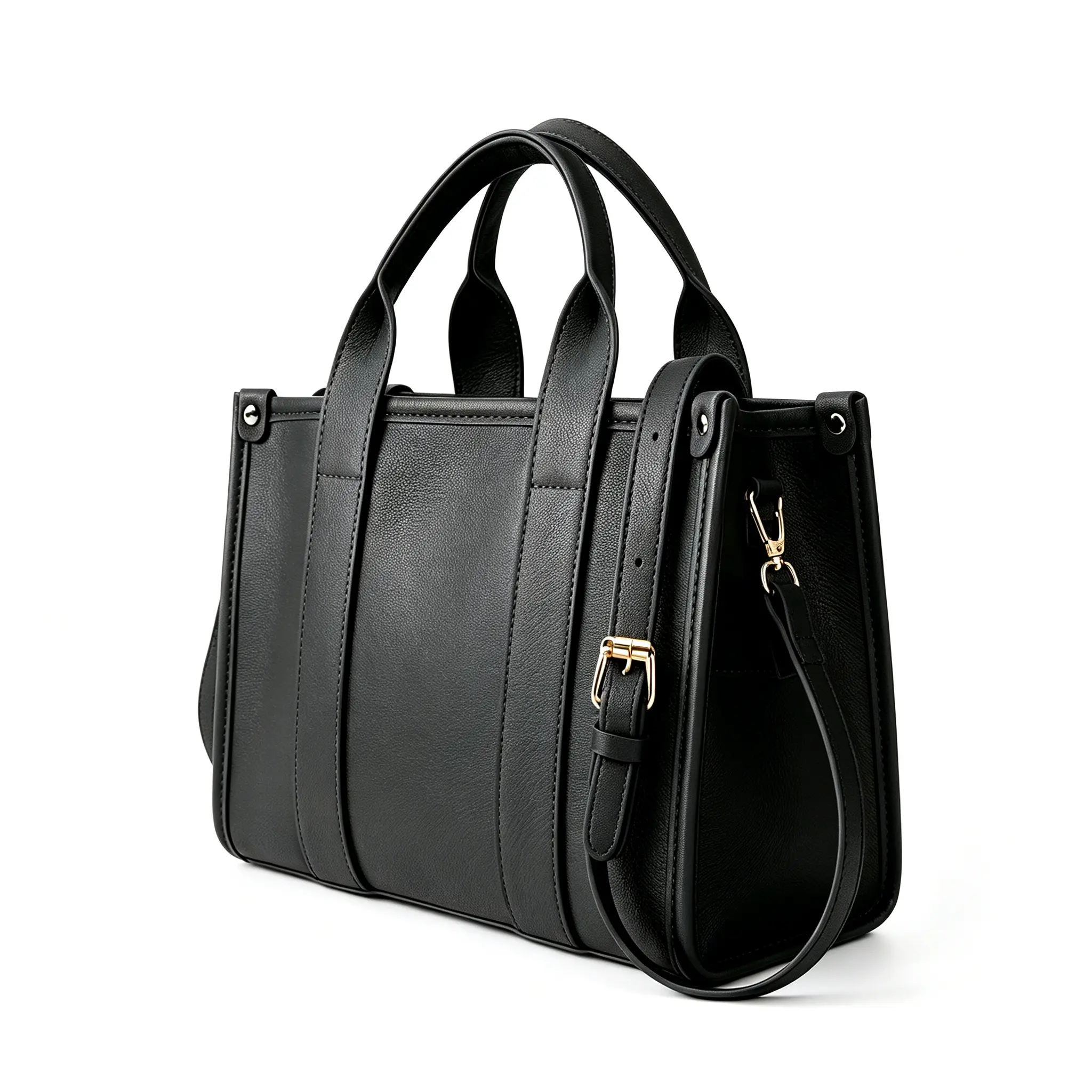 Women Casual Solid Tote Handbag, PU Leather Shoulder Bag for Work, Shopping and Daily Use