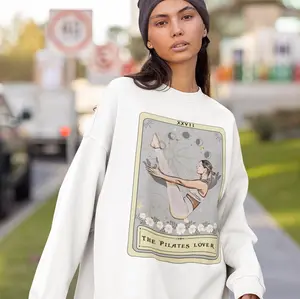 The Pilates Lover Tarot Card Sweatshirt, Pilates Sweatshirt Pilates Lover Gifts Sweater