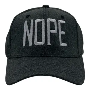 Nope Hat Funny Sarcastic Novelty Cap Funny Hats Funny Sarcastic  Novelty Caps for Men Black - Standard