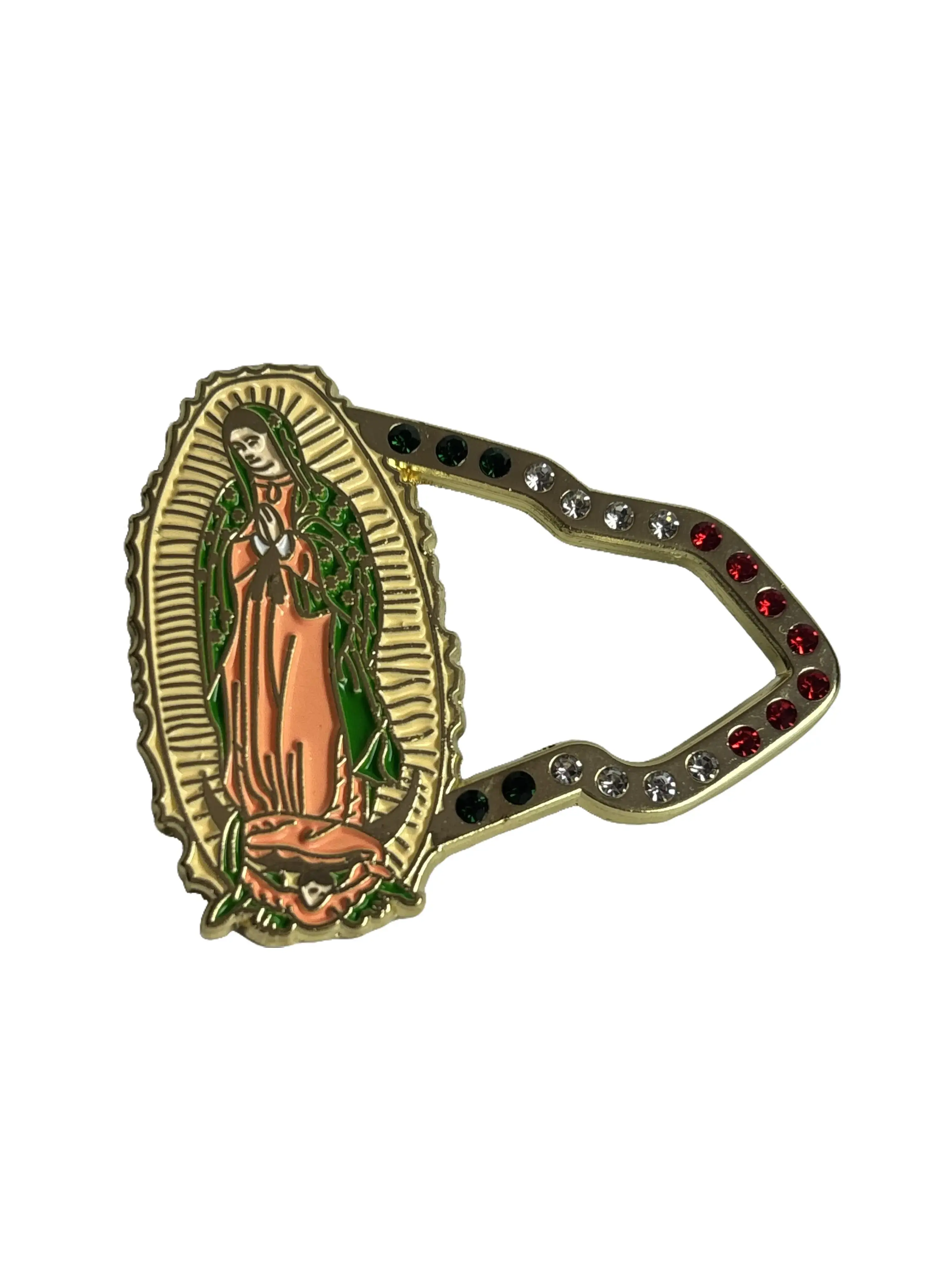 New Religious Metallic Virgen De Guadalupe Collectible Hat Pin