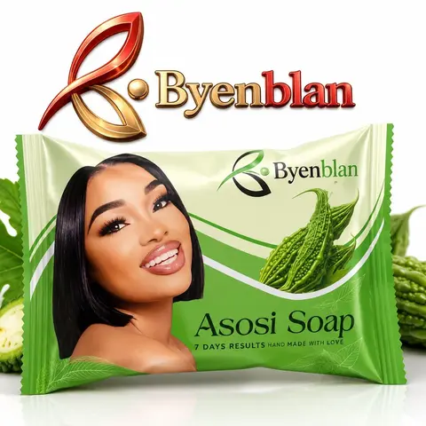 Mayouyou Byenblan Asosi Face & Body Soap - 7 oz Beauty & Personal Care Bath Cleanser Body Care Daily